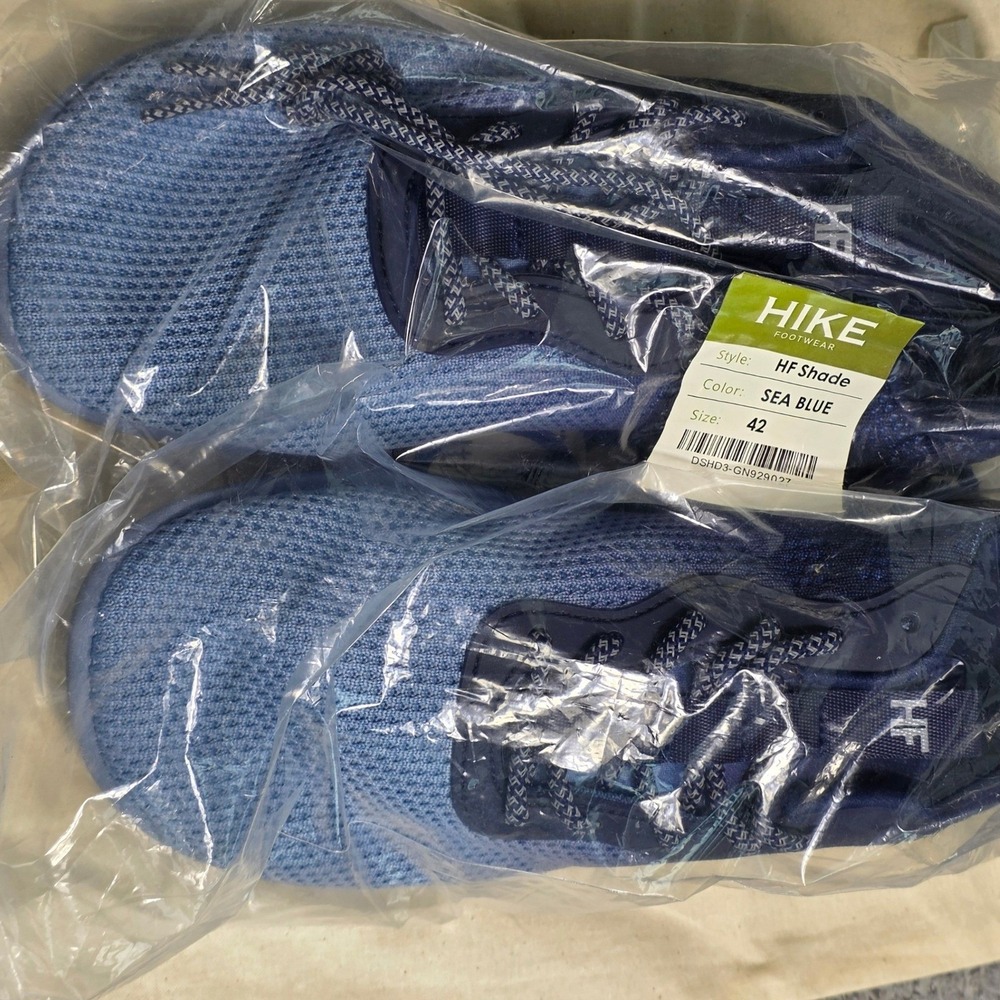 Hike Footwear HF Shade Sea Blue Barefoot Wide Toe Sneakers 42 M‎ 9 W 11 NWT